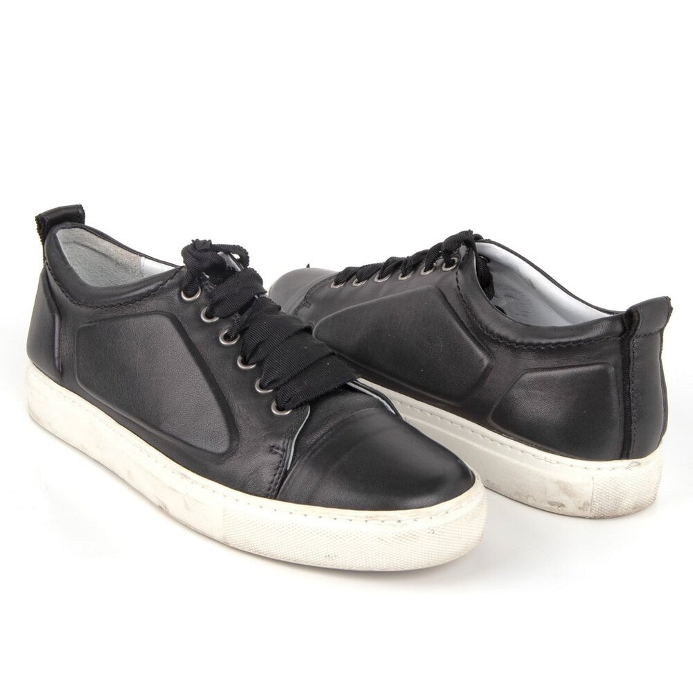 Lanvin Shoes Black Leather Sneakers 39 / 9